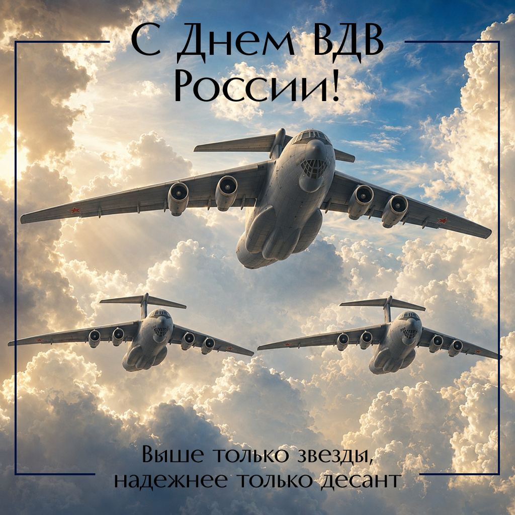 Вдохновляющая открытка с Днем ВДВ — высота зовет! Вдохновляющая открытка с Днем ВДВ — высота зовет! - РИА Новости, 1920, 30.07.2026