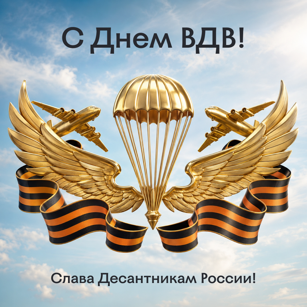 Классическая открытка с Днем ВДВ — празднуем достойно Классическая открытка с Днем ВДВ — празднуем достойно - РИА Новости, 1920, 30.07.2026