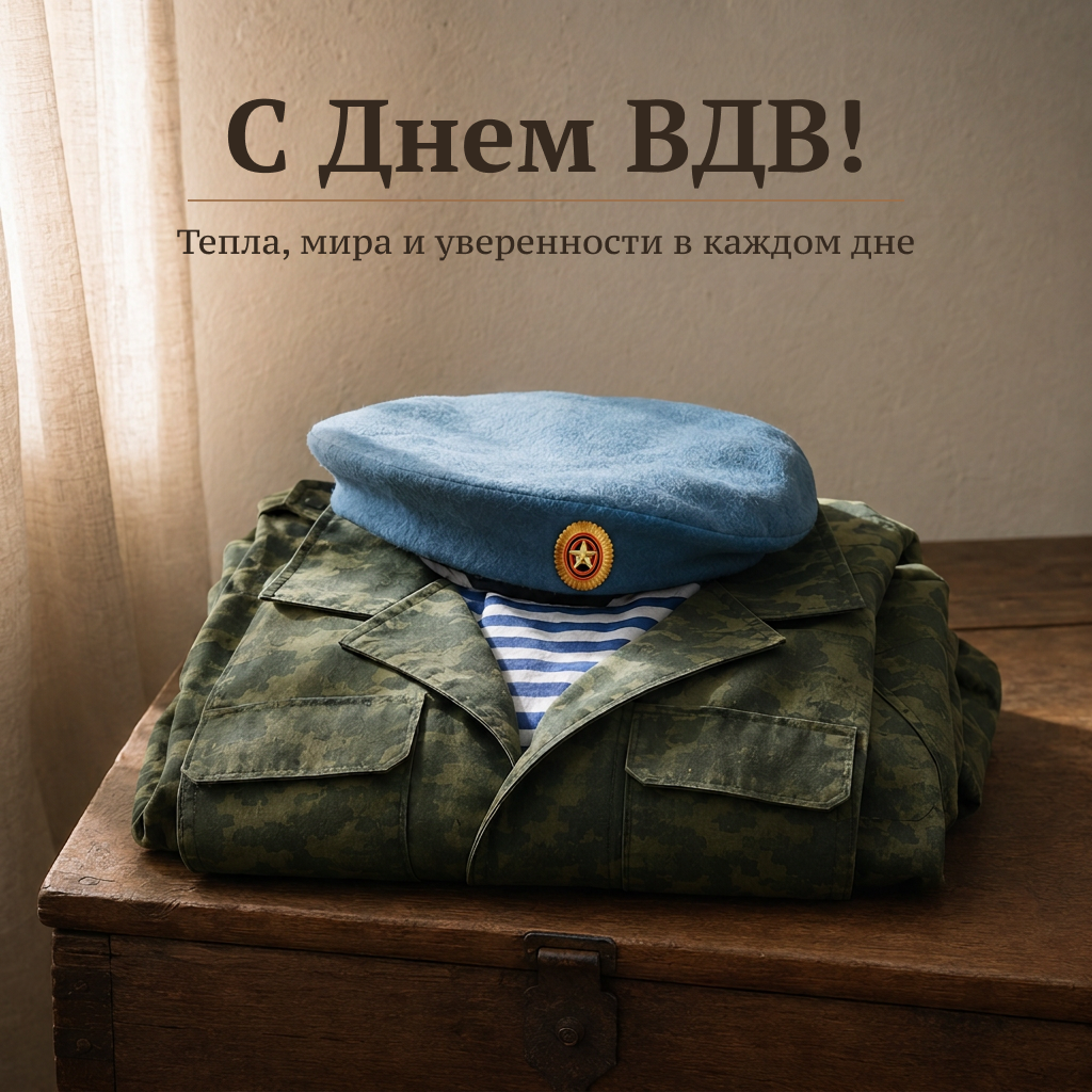 Уютная открытка с Днем ВДВ — для самых близких защитников Уютная открытка с Днем ВДВ — для самых близких защитников - РИА Новости, 1920, 30.07.2026