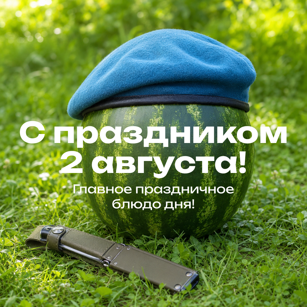 Оригинальная открытка с Днем ВДВ — шуточный натюрморт Оригинальная открытка с Днем ВДВ — шуточный натюрморт - РИА Новости, 1920, 30.07.2026
