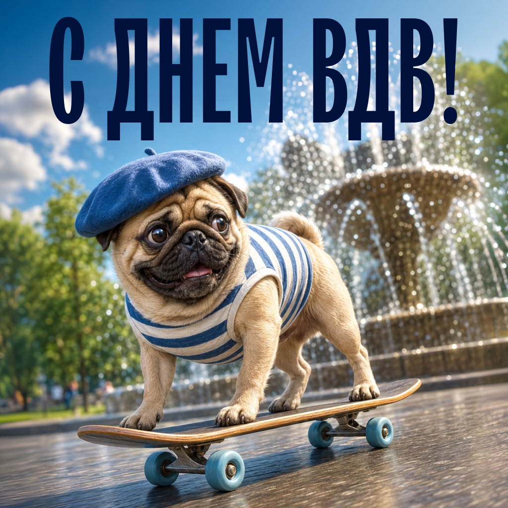 Позитивная открытка с Днем ВДВ — на драйве! Позитивная открытка с Днем ВДВ — на драйве! - РИА Новости, 1920, 30.07.2026