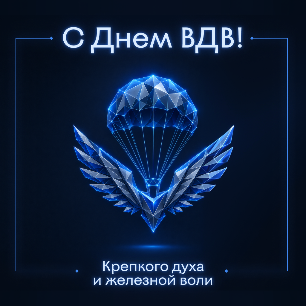 Современная открытка с Днем ВДВ Современная открытка с Днем ВДВ - РИА Новости, 1920, 30.07.2026