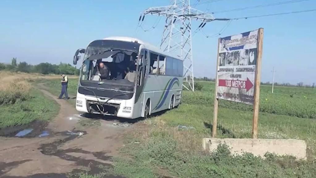 Последствия атаки БПЛА на рейсовый автобус Краснодар – Донецк в районе Кутейниково Последствия атаки БПЛА на рейсовый автобус Краснодар – Донецк в районе Кутейниково - РИА Новости, 1920, 31.07.2026