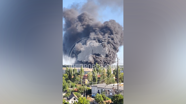 Взрыв в Павлограде Днепропетровской области на Украине. 31 июля 2026