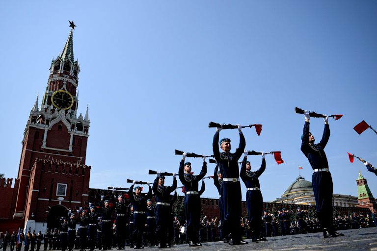 Торжества, посвященные празднику Ильин День на улице Ильинке