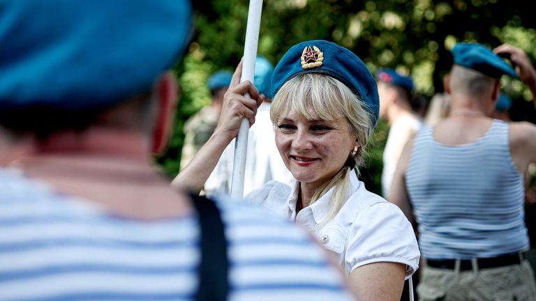 Празднование Дня Воздушно-десантных войск на улице Красной в Краснодаре Празднование Дня Воздушно-десантных войск на улице Красной в Краснодаре