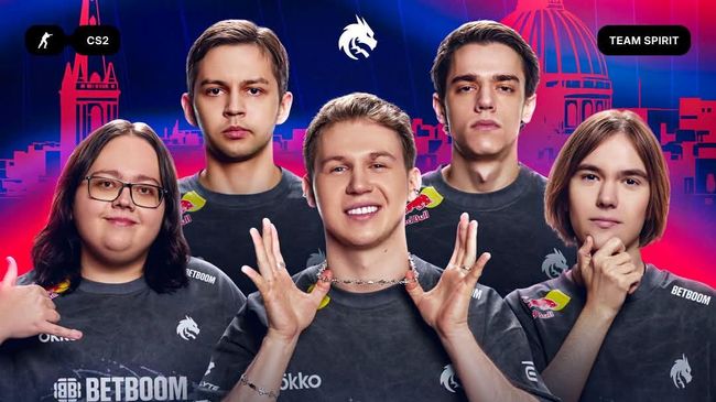Российская команда Team Spirit, которая приняла участие в финале турнира BLAST Bounty Summer 2026 по Counter-Strike 2