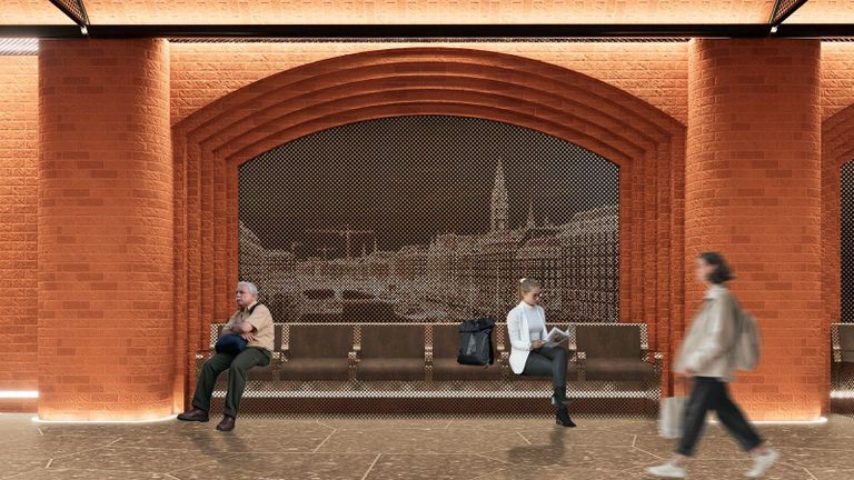 Станция Южный порт Люблинско-Дмитровской линии московского метро