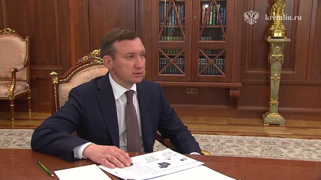 Встреча Путина с генеральным директором компании Алроса