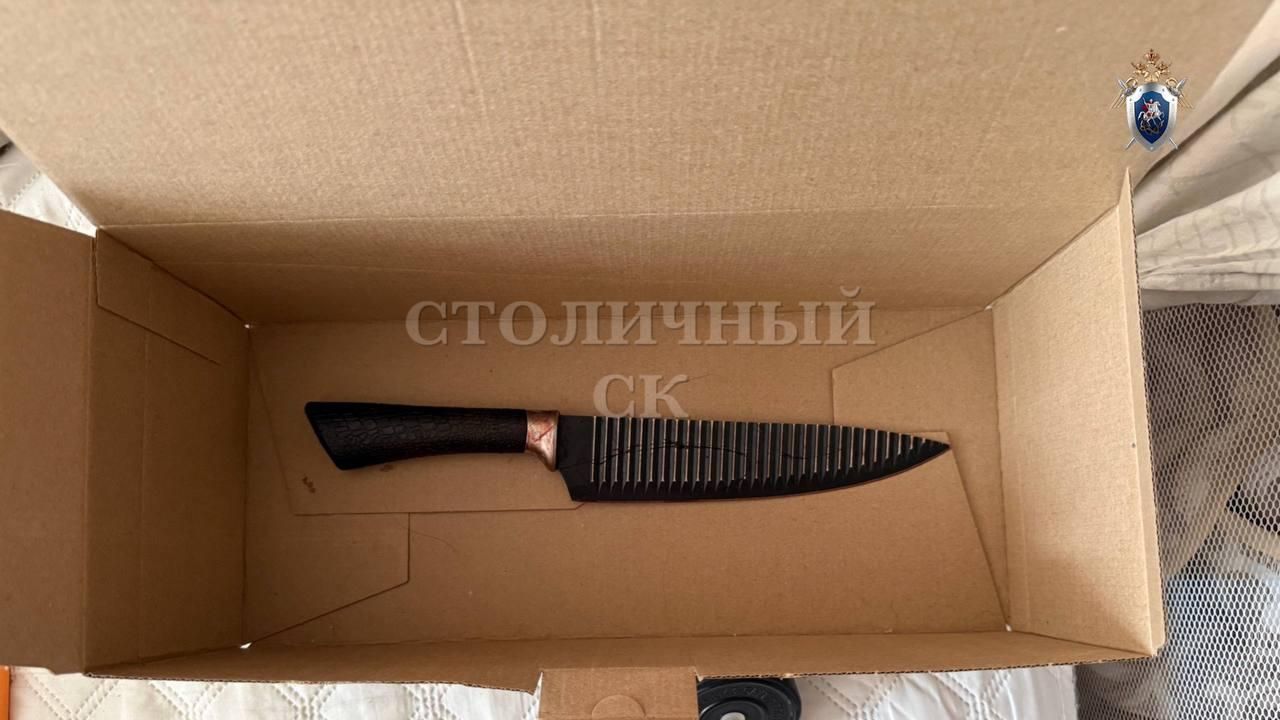 Нож, которым мужчина убил свою жену на почве ревности в Москве - РИА Новости, 1920, 05.08.2026