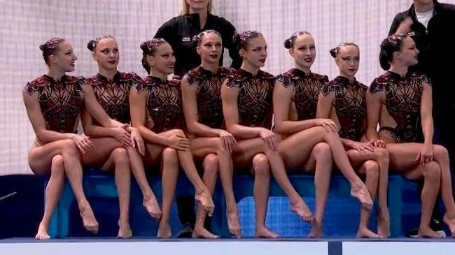 Российские синхронистки одержали победу в акробатической программе на чемпионате Европы по водным видам спорта