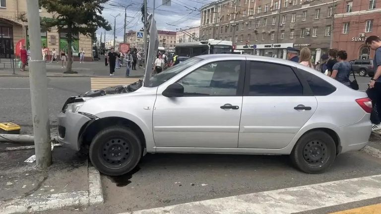 ДТП в Омске, в котором пострадали семь пешеходов ДТП в Омске, в котором пострадали семь пешеходов