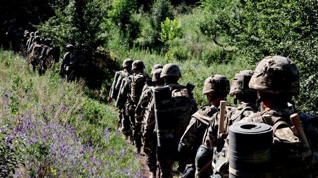 Украинские военнослужащие