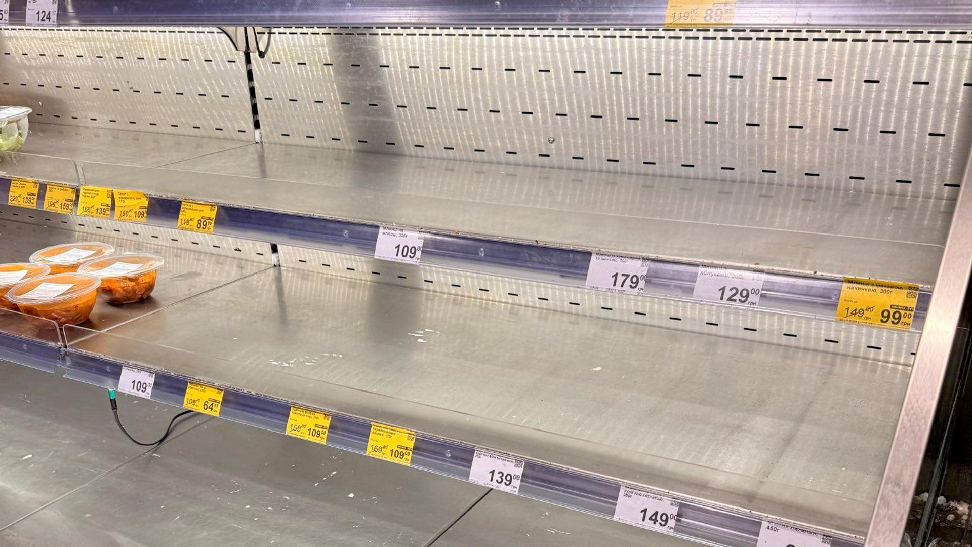 Пустые полки в одном из супермаркетов Киева. Август 2026 Пустые полки в одном из супермаркетов Киева. Август 2026 - РИА Новости, 1920, 08.08.2026