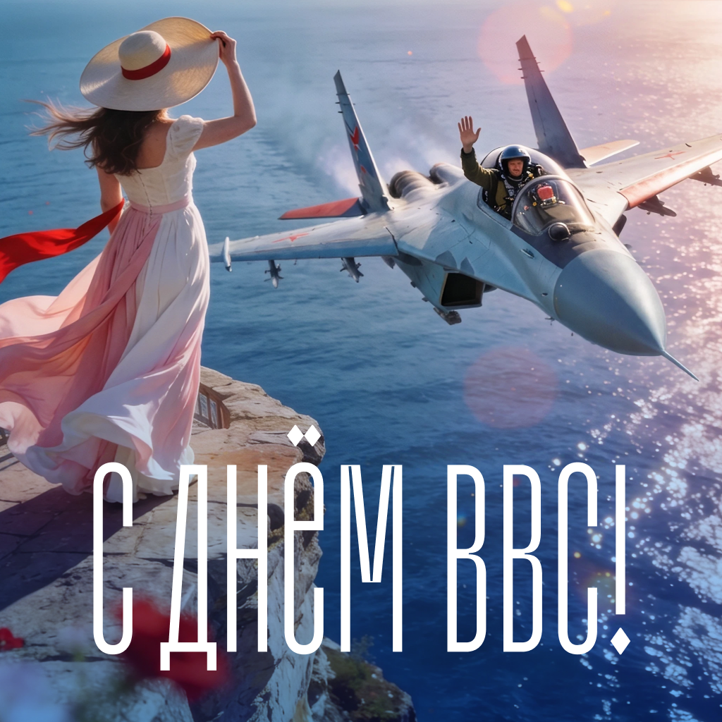 Прикольная картинка с Днем ВВС с пилотом Прикольная картинка с Днем ВВС с пилотом - РИА Новости, 1920, 11.08.2026