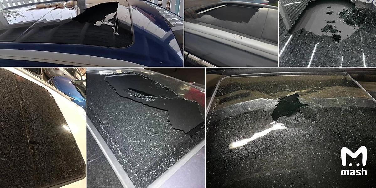 Панорамные крыши автомобилей, потрескавшиеся из-за жары Панорамные крыши автомобилей, потрескавшиеся из-за жары - РИА Новости, 1920, 14.08.2026