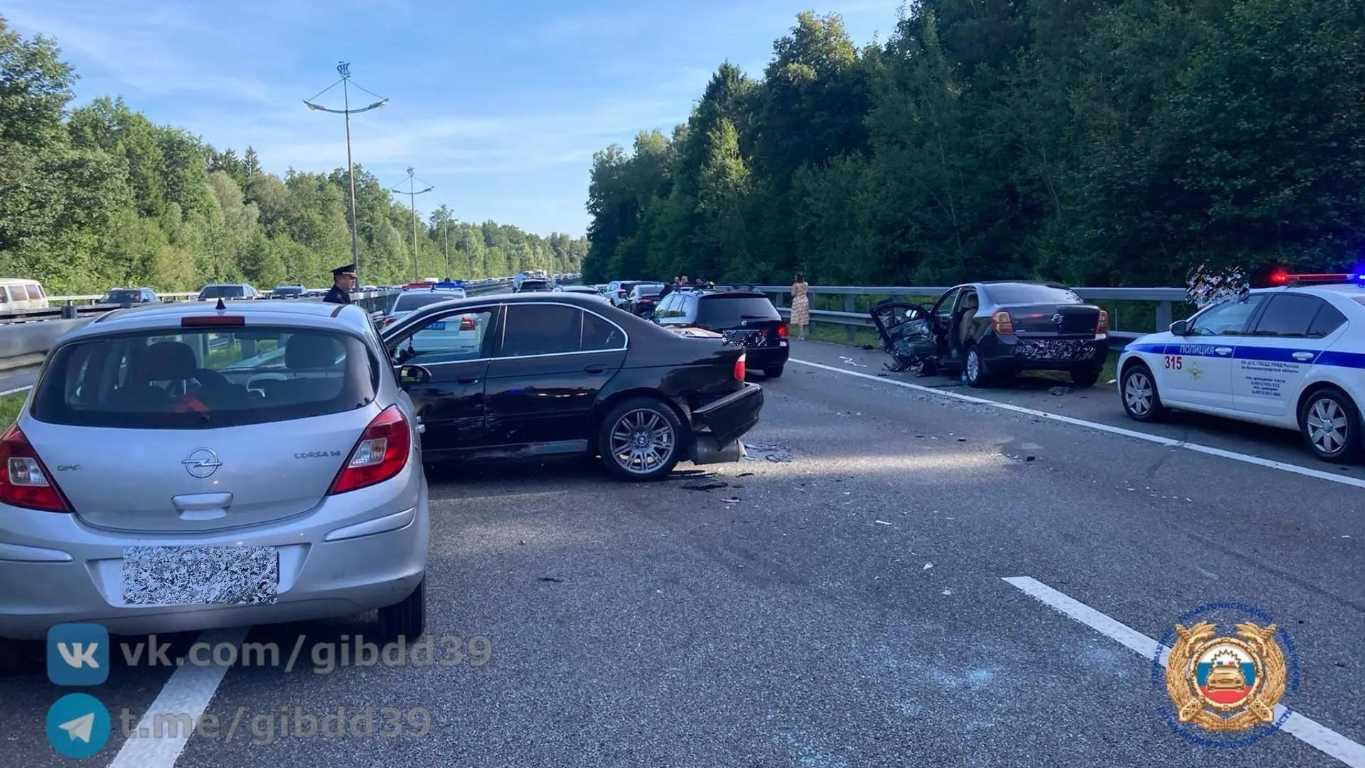 ДТП на 15 км автодороги Приморское полукольцо Гурьевского района в Калининграде ДТП на 15 км автодороги Приморское полукольцо Гурьевского района в Калининграде - РИА Новости, 1920, 14.08.2026