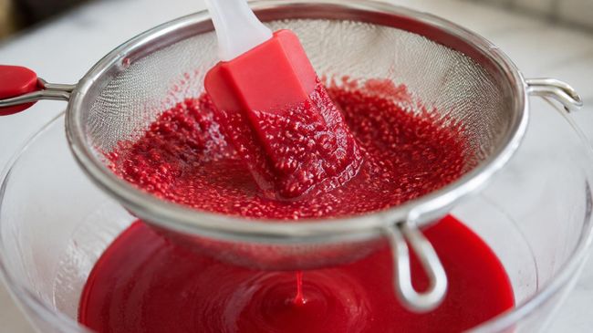 Малина, пропущенная через сито Малина, пропущенная через сито