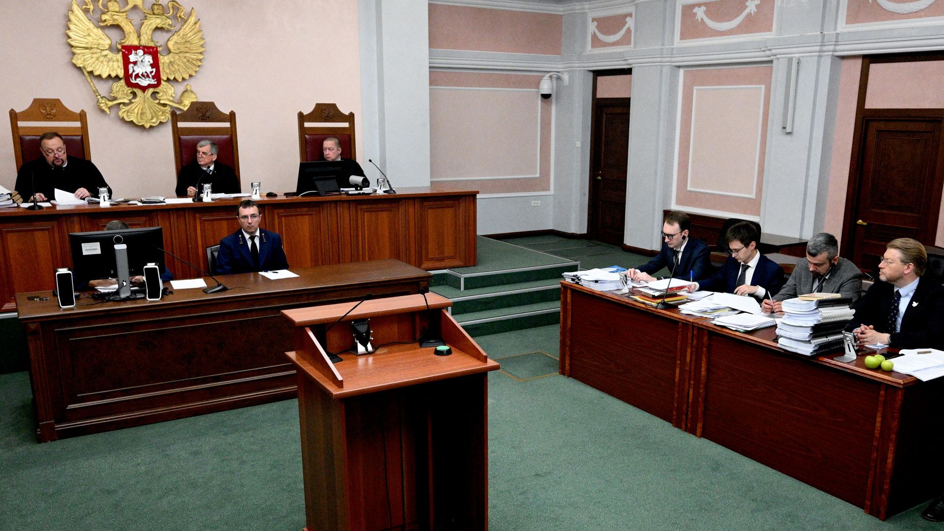 Заседание Верховного суда России по рассмотрению апелляционной жалобы партии Яблоко на решение ВС РФ о снятии списка ее кандидатов в депутаты Госдумы с выборов - РИА Новости, 1920, 17.08.2026