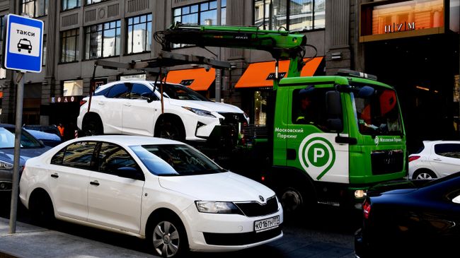 Эвакуация автомобиля на штрафстоянку
