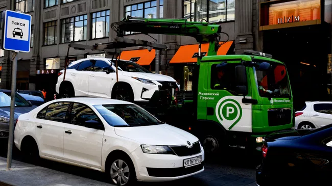 Эвакуация автомобиля на штрафстоянку