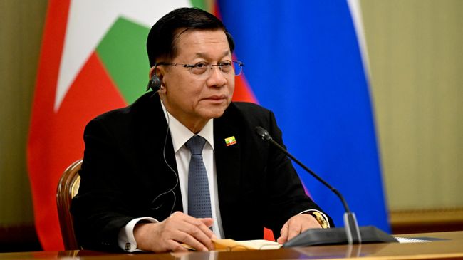 Президент Мьянмы Мин Аун Хлайн в Москве