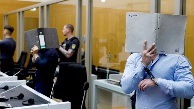Заседание суда в Штутгарте по делу граждан Украины, обвиняемых в планировании диверсий. 18 августа 2026