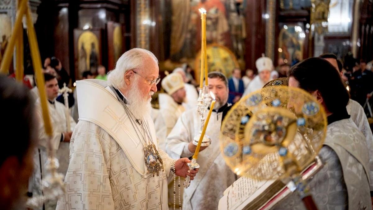 Патриарх Московский и всея Руси Кирилл во время встречи мощей святителя Спиридона Тримифунтского в кафедральном соборном храме Христа Спасителя в Москве Патриарх Московский и всея Руси Кирилл во время встречи мощей святителя Спиридона Тримифунтского в кафедральном соборном храме Христа Спасителя в Москве - РИА Новости, 1920, 18.08.2026