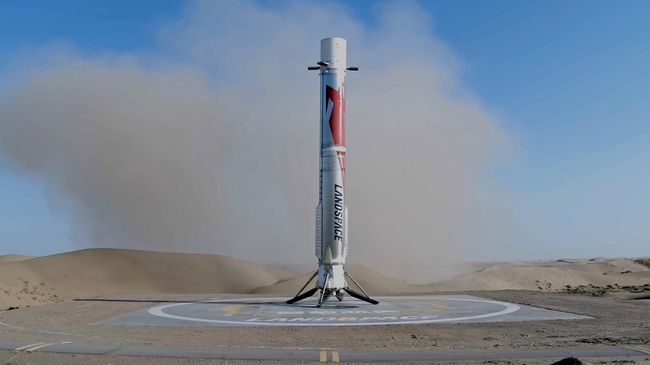 Возвращение первой ступени ракеты-носителя Чжуцюэ-3