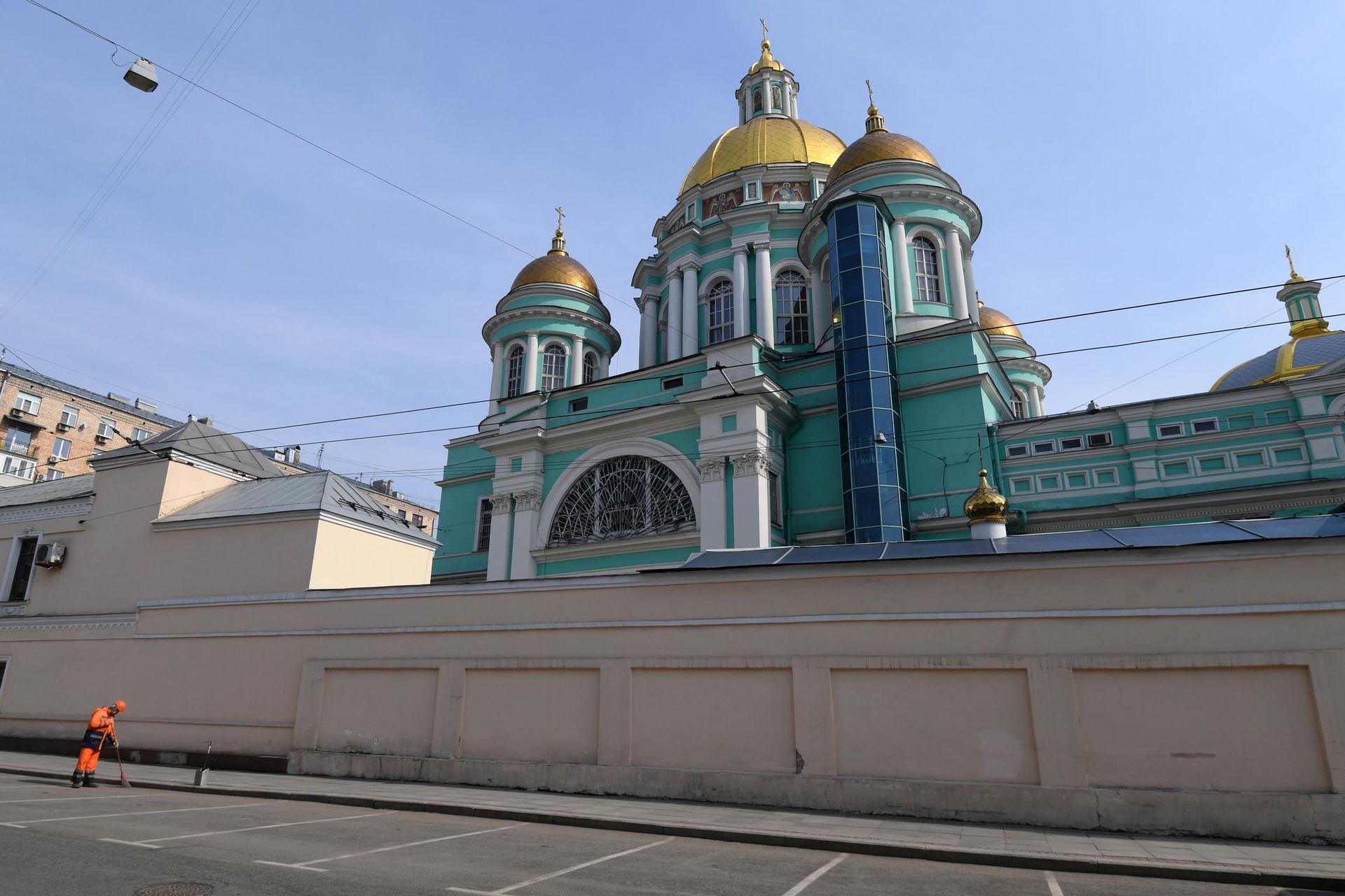 Богоявленский кафедральный собор в Елохово Богоявленский кафедральный собор в Елохово - РИА Новости, 1920, 07.09.2026