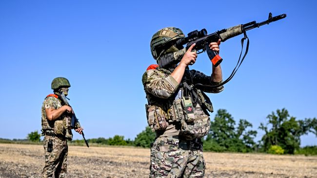 Российские военнослужащие