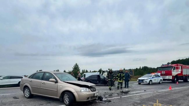 ДТП в Киришском районе на автодороге Зуево - Новая Ладога