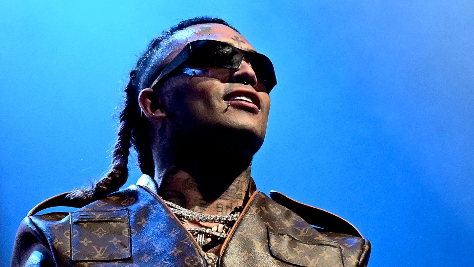 Рэпер Lil Pump выступает на сольном концерте в концертном зале VK Stadium в Москве - РИА Новости, 1920, 22.08.2026