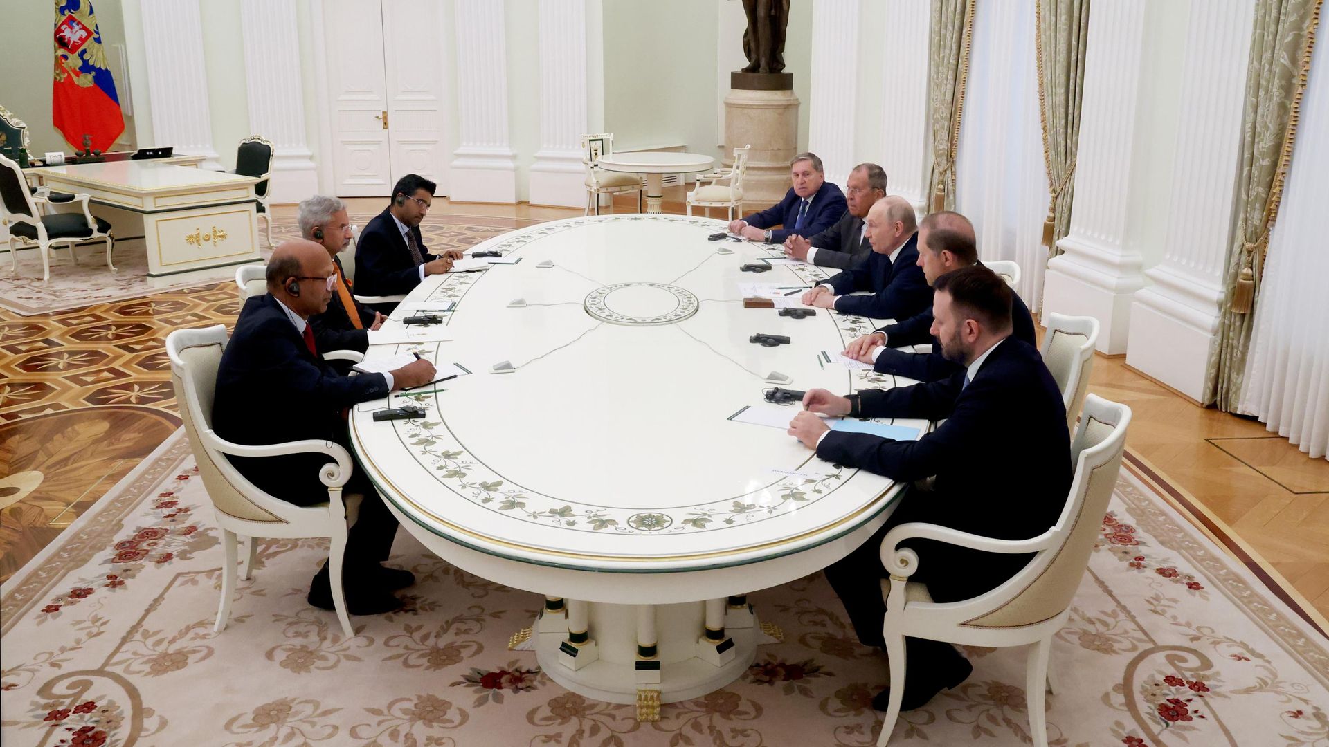 Встреча президента Владимира Путина и главы МИД Индии Джайшанкара в Москве Встреча президента Владимира Путина и главы МИД Индии Джайшанкара в Москве - РИА Новости, 1920, 24.08.2026