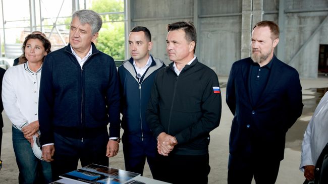 Губернатор Московской области Андрей Воробьев проверил реконструкцию спортшколы олимпийского резерва в Клину