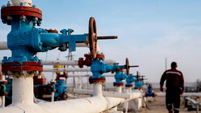 Объект нефтегазовой отрасли в Казахстане
