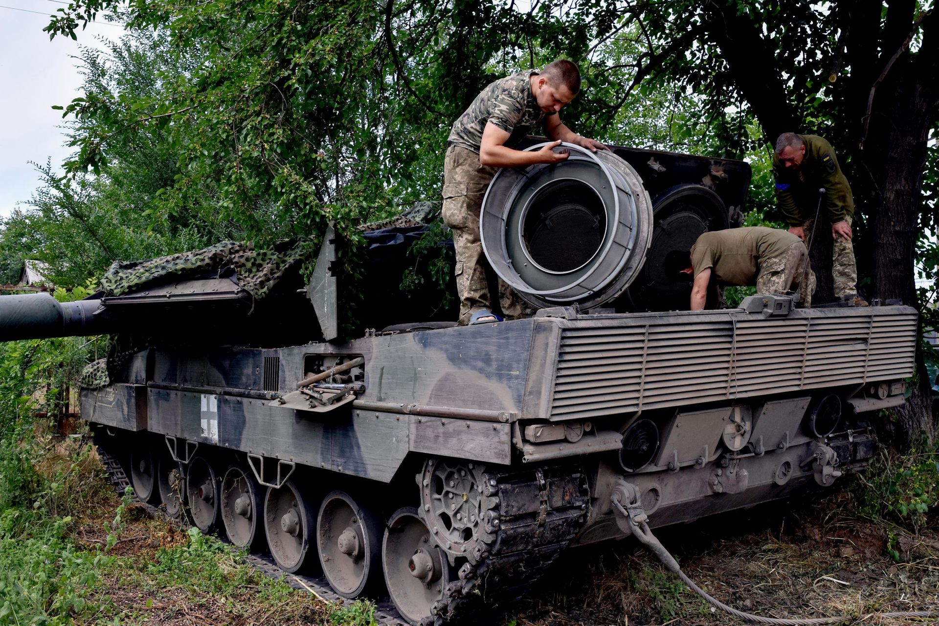 Немецкий танк Leopard 2 на Украине Немецкий танк Leopard 2 на Украине - РИА Новости, 1920, 28.08.2026