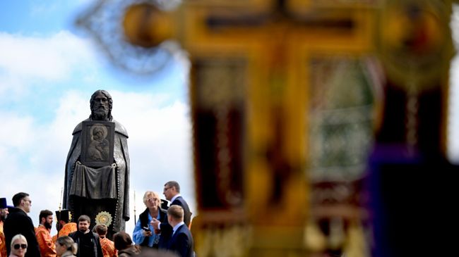Открытие памятника великому князю Андрею Боголюбскому во Владимире