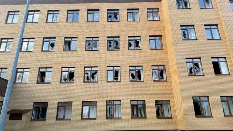 Последствия атаки ВСУ на Подмосковье