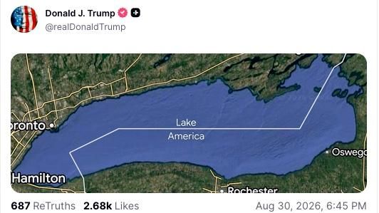 Пост Дональда Трампа в соцсети Truth Social Пост Дональда Трампа в соцсети Truth Social - РИА Новости, 1920, 30.08.2026