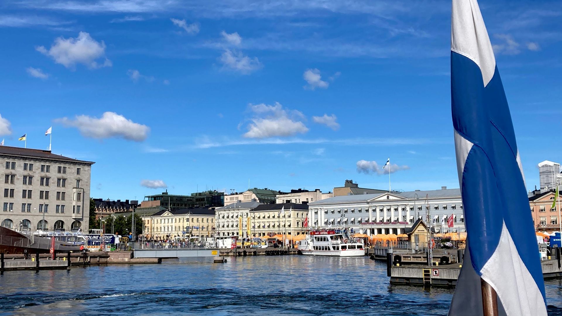 Финский флаг в Хельсинки - РИА Новости, 1920, 02.09.2026