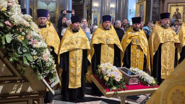 Ковчег с десницей Спиридона Тримифунтского в Санкт-Петербурге