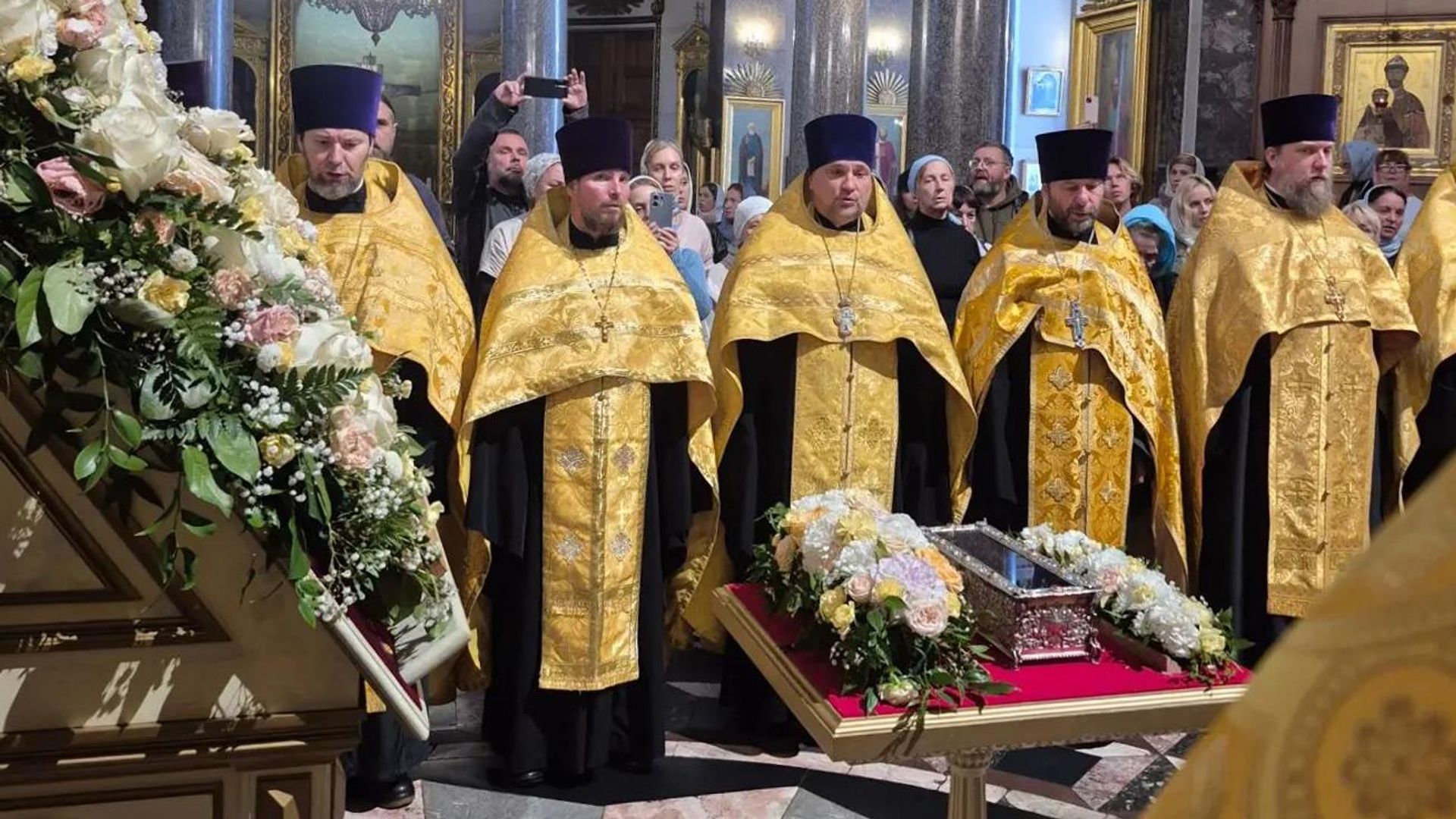 Ковчег с десницей Спиридона Тримифунтского в Санкт-Петербурге Ковчег с десницей Спиридона Тримифунтского в Санкт-Петербурге - РИА Новости, 1920, 31.08.2026