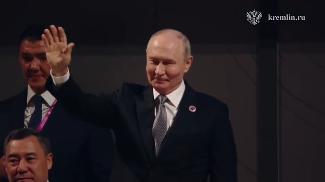 Путин на церемонии открытия VI Всемирных игр кочевников