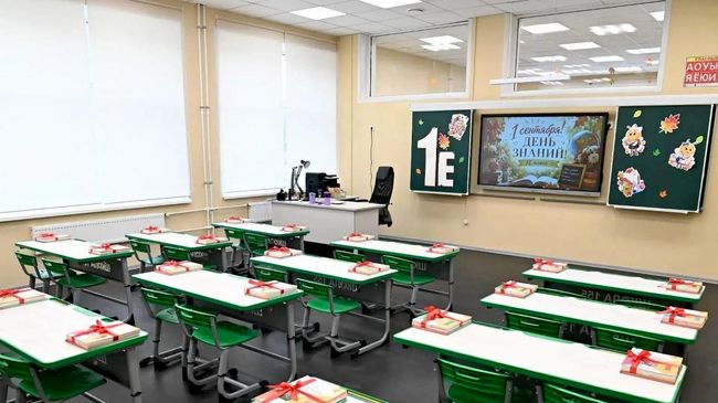 Класс в новой школе № 155 в Омске Класс в новой школе № 155 в Омске