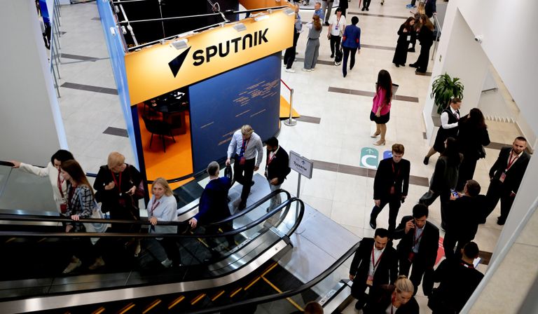 ВЭФ-2026. Стенды РИА Новости и радио Sputnik ВЭФ-2026. Стенды РИА Новости и радио Sputnik