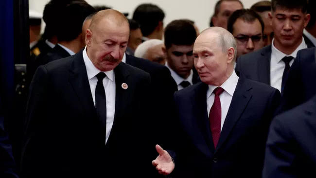 Президент России Владимир Путин и ппрезидент Азербайджана Ильхам Алиев Президент России Владимир Путин и ппрезидент Азербайджана Ильхам Алиев