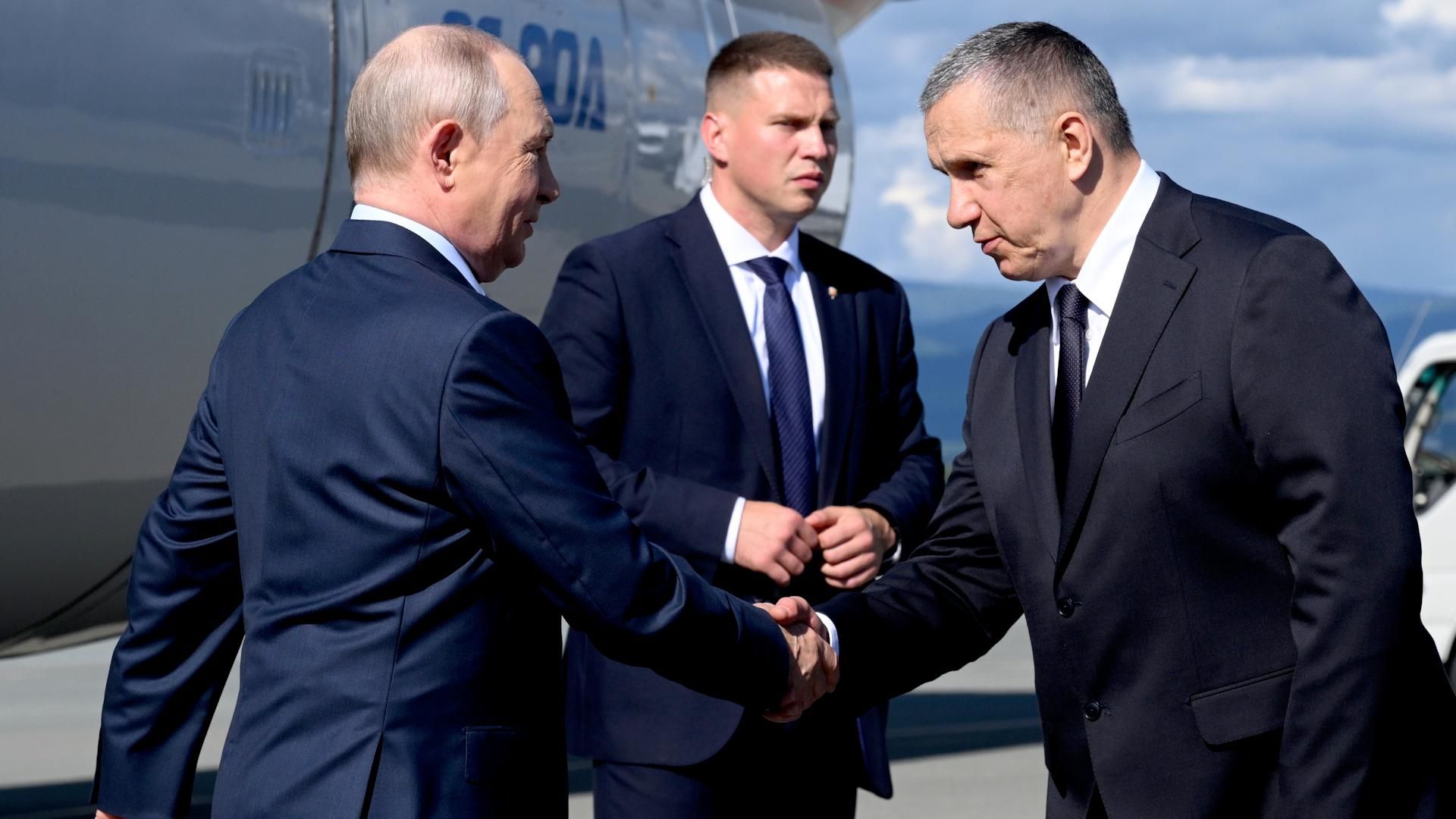 Прилет Владимира Путина во Владивосток Прилет Владимира Путина во Владивосток - РИА Новости, 1920, 02.09.2026