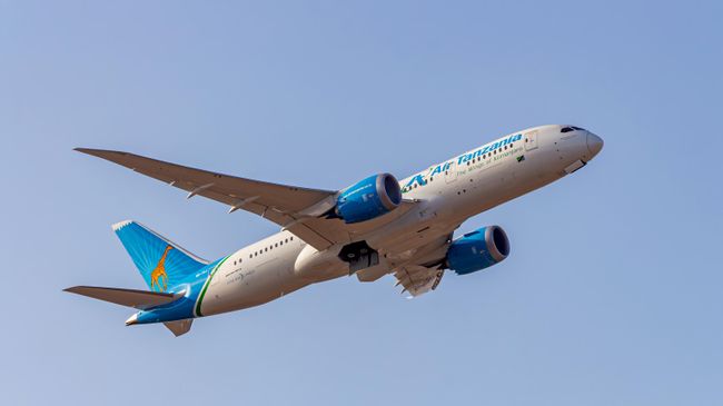 Самолет авиакомпании Air Tanzania 