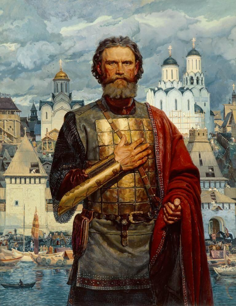 Святой благоверный великий князь московский Дмитрий Донской. 2002 г. Холст, масло Святой благоверный великий князь московский Дмитрий Донской. 2002 г. Холст, масло - РИА Новости, 1920, 04.09.2026